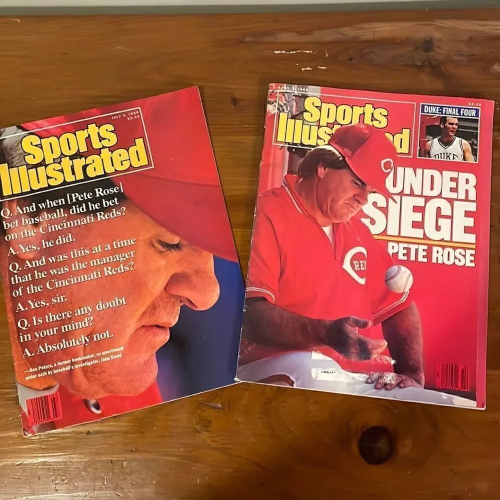 Vintage Sports Illustrated Pete Rose Issues